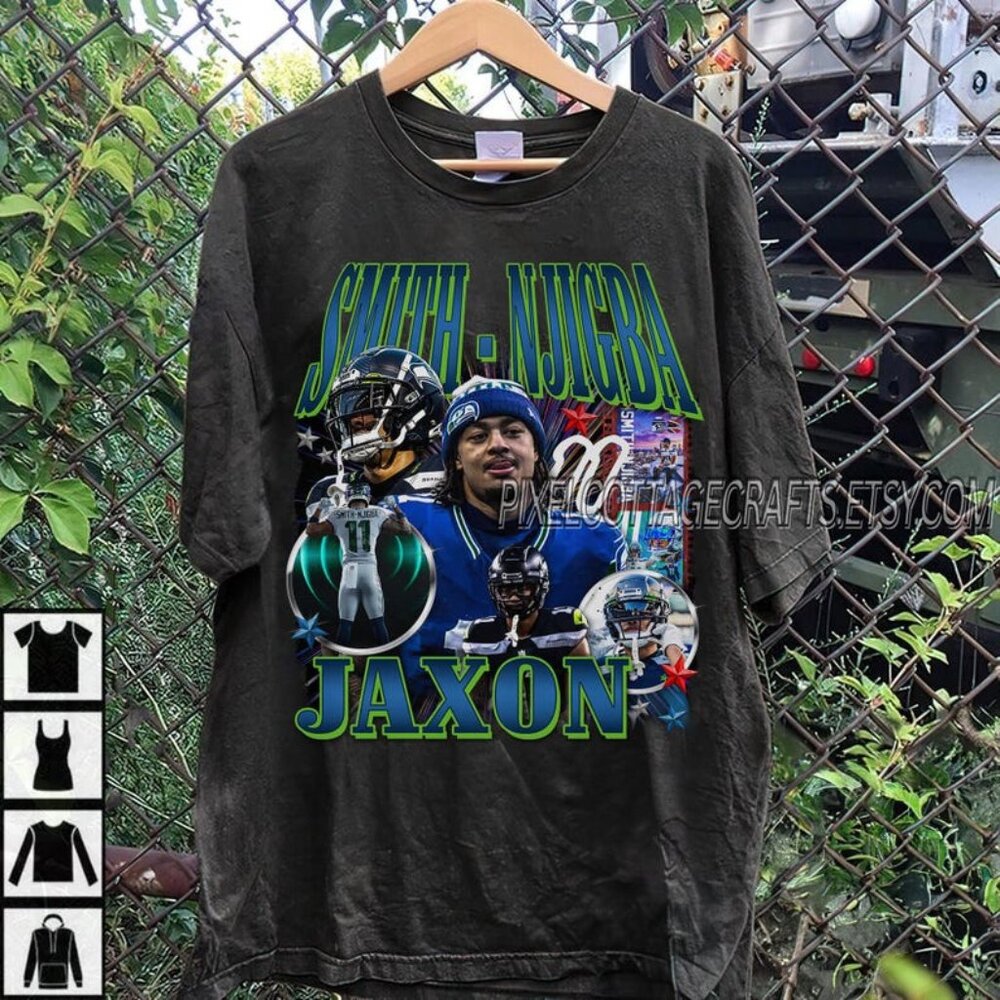 Njigba Vintage Bootleg Graphic Tee, Seattle Football Sweatshirt, Hoodie, Oversiz